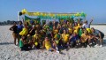 Núcleo 5 Praia Sepetiba: Copa 2014 & ginástica!