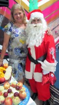 Natal de 2012 do Ideal no Sinteel, Papai Noel distribui presentes