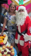 Natal de 2012 do Ideal no Sinteel, Papai Noel distribui presentes